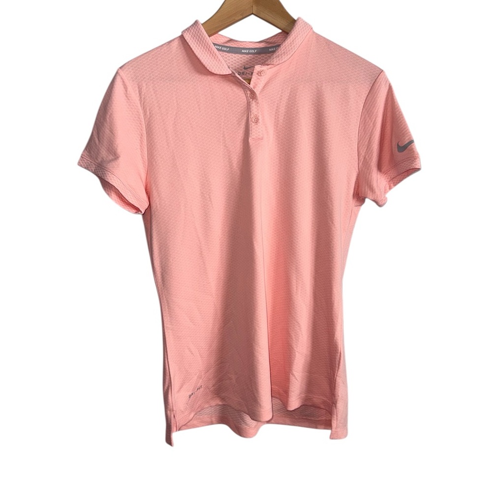 Women’s Nike Pink Polo Shirt Size Medium